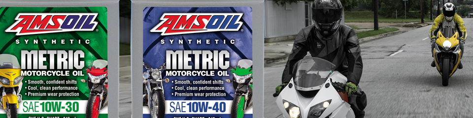 AMSOIL Canada 10w-30 and 10w-40 Motorcycle Oil