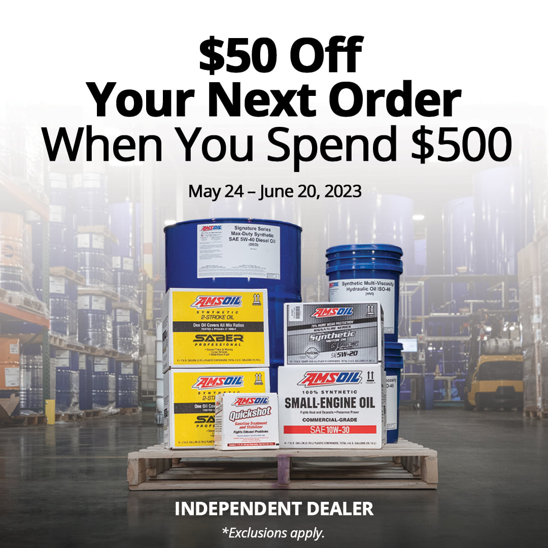 AMSOIL Retail (Brick and Mortar Stores and Installers) Account Promo Rolls Today