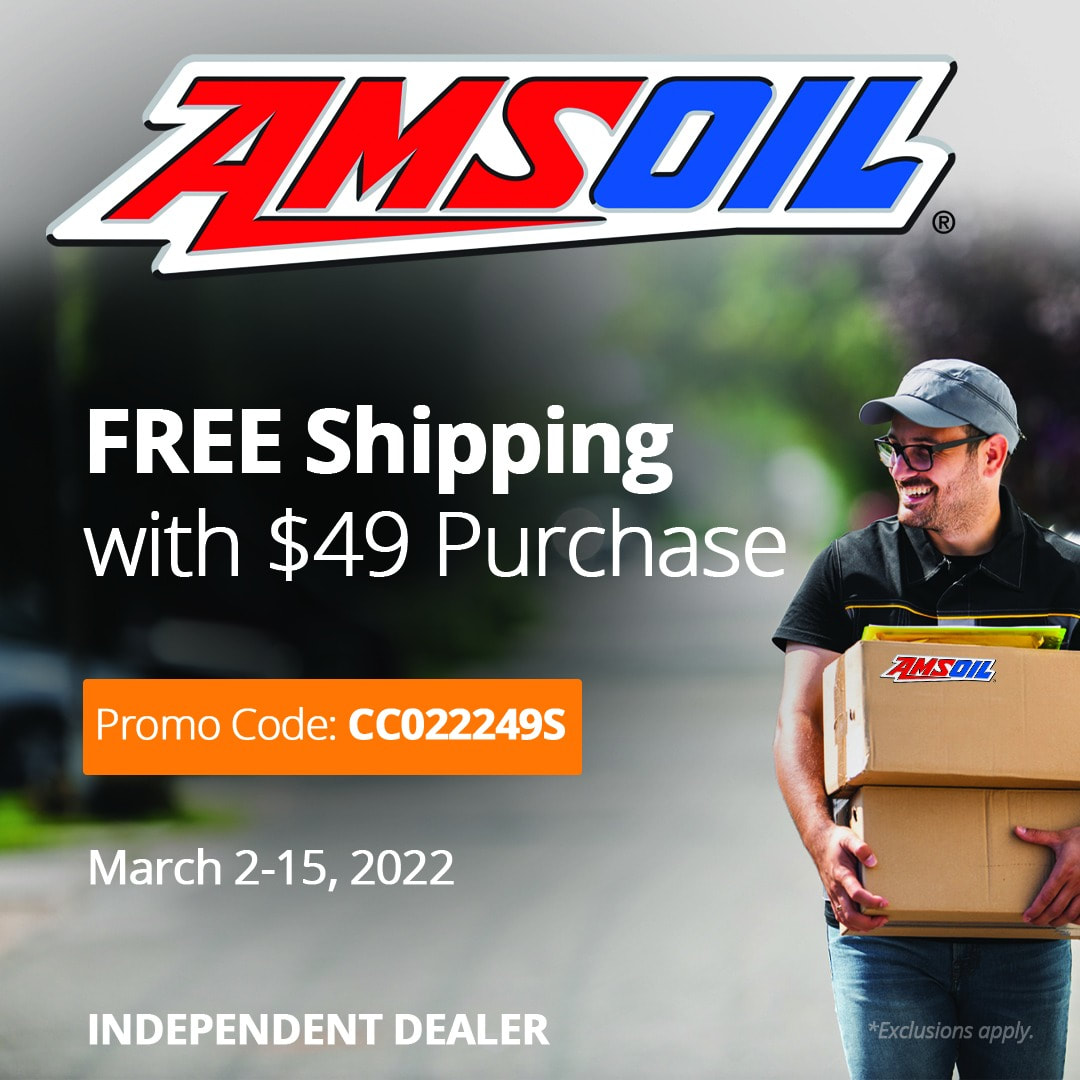 AMSOIL Coupon Code Free Shipping March 2 to 15, 2022