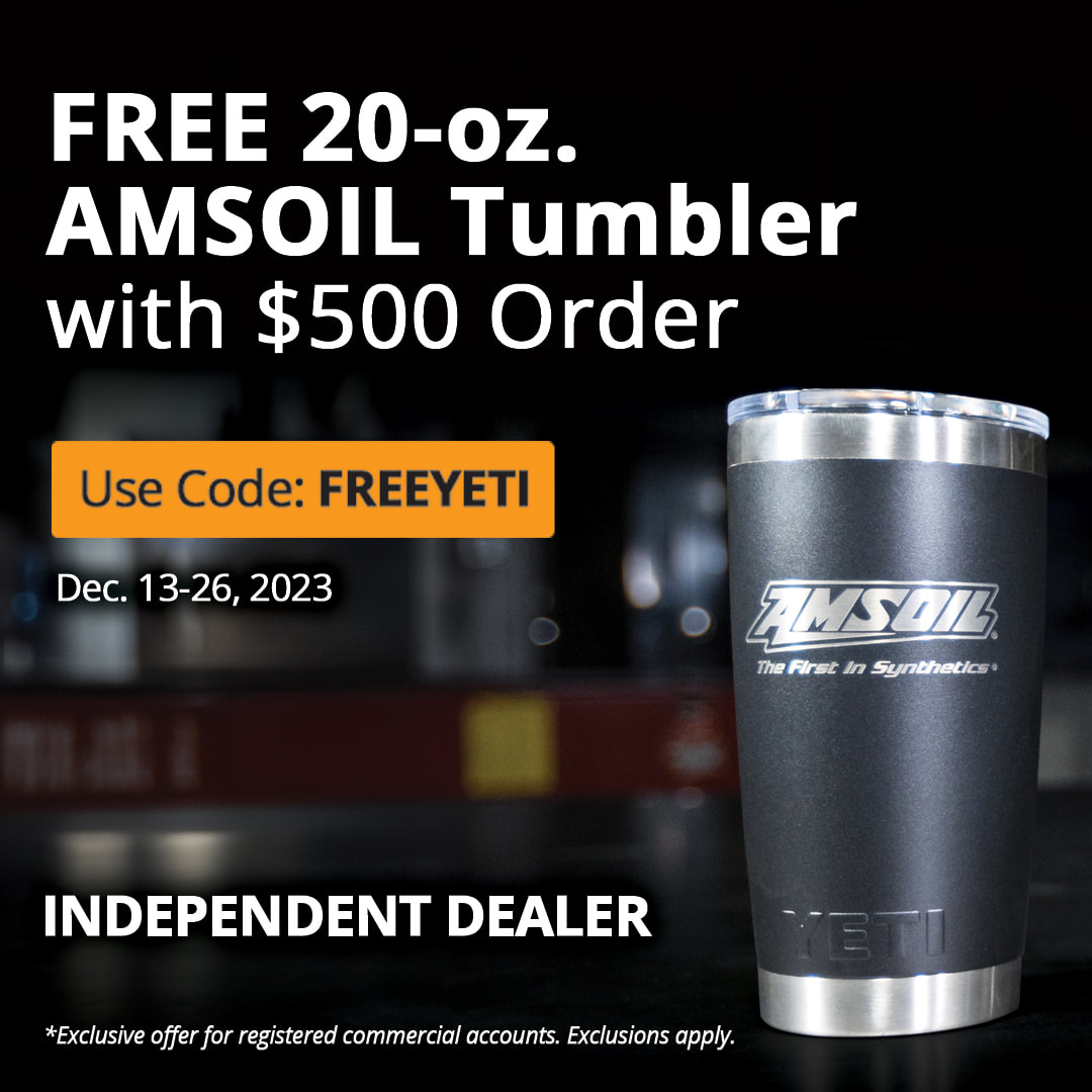 AMSOIL Commercial Account Promo - Free YETI 20-oz Tumbler