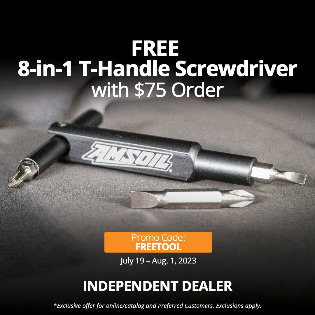 New AMSOIL Promo Code:  FREE 8-in-1 Screwdriver with $75 Order