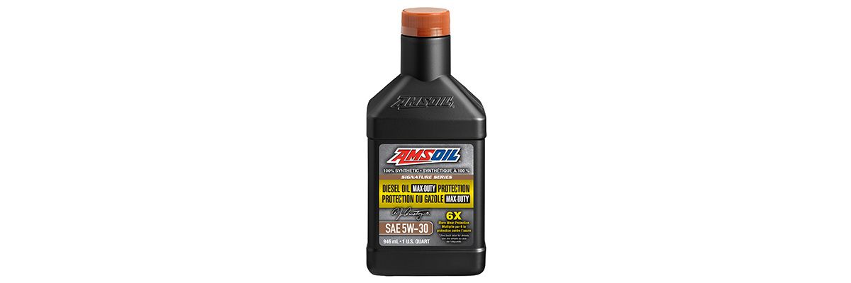 New Stock Number for AMSOIL Signature Series 5W-30 Max-Duty Synthetic Diesel Oil